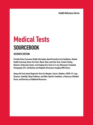 cover image of Medical Tests Sourcebook